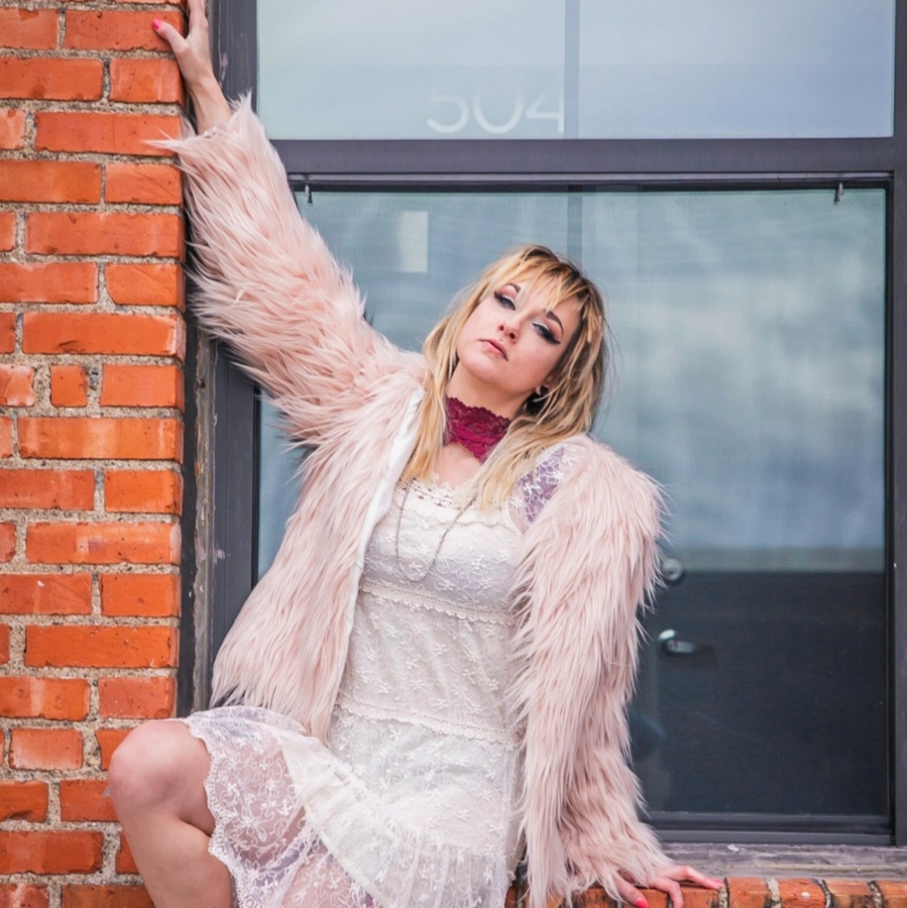 Blush Pink Faux Fur Coat